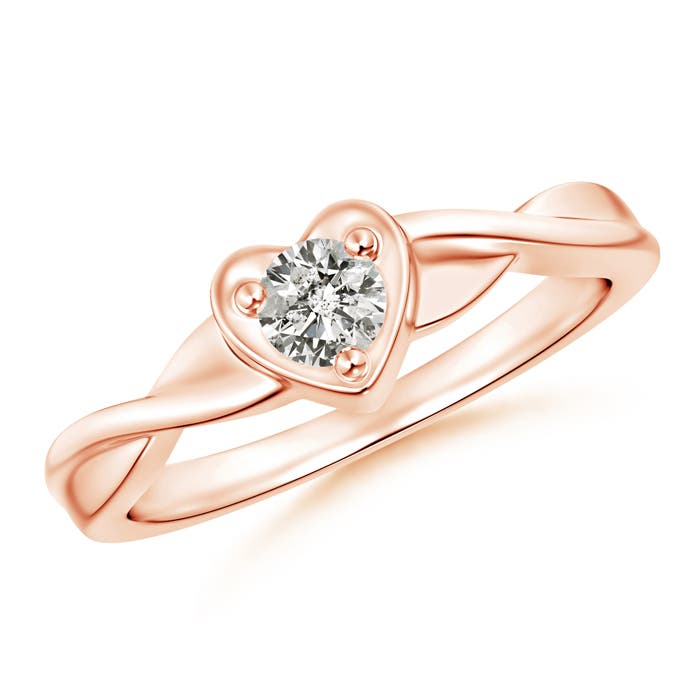 K, I3 / 0.23 CT / 14 KT Rose Gold