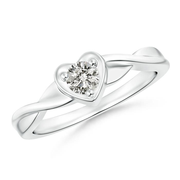 K, I3 / 0.23 CT / 14 KT White Gold