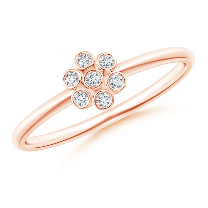 G, VS2 / 0.1 CT / 14 KT Rose Gold