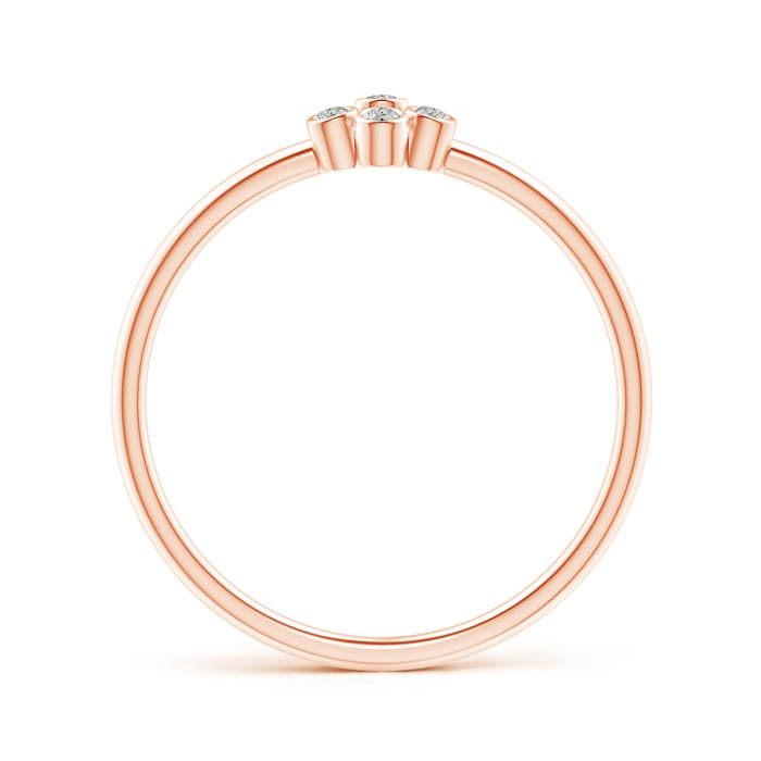 K, I3 / 0.1 CT / 14 KT Rose Gold