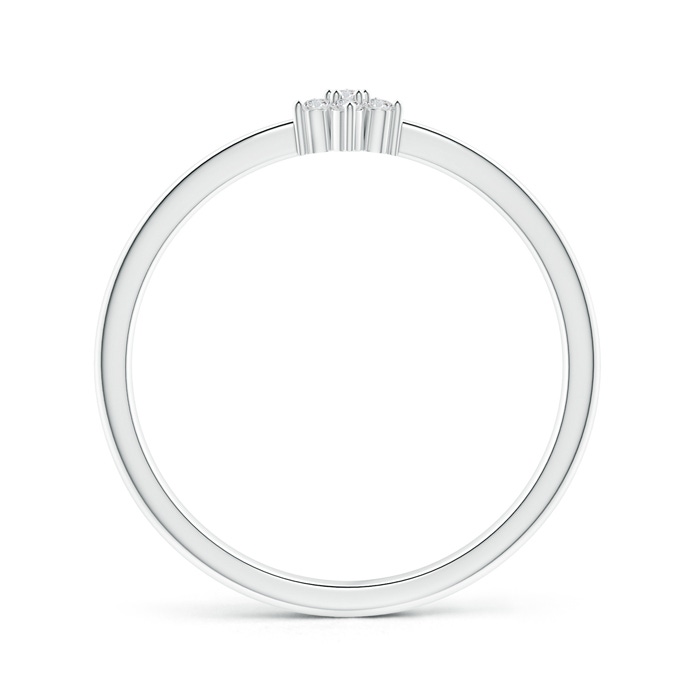 1.3mm HSI2 Round Diamond Mini Clustre Ring in White Gold product image