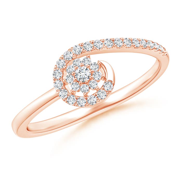 G, VS2 / 0.2 CT / 14 KT Rose Gold