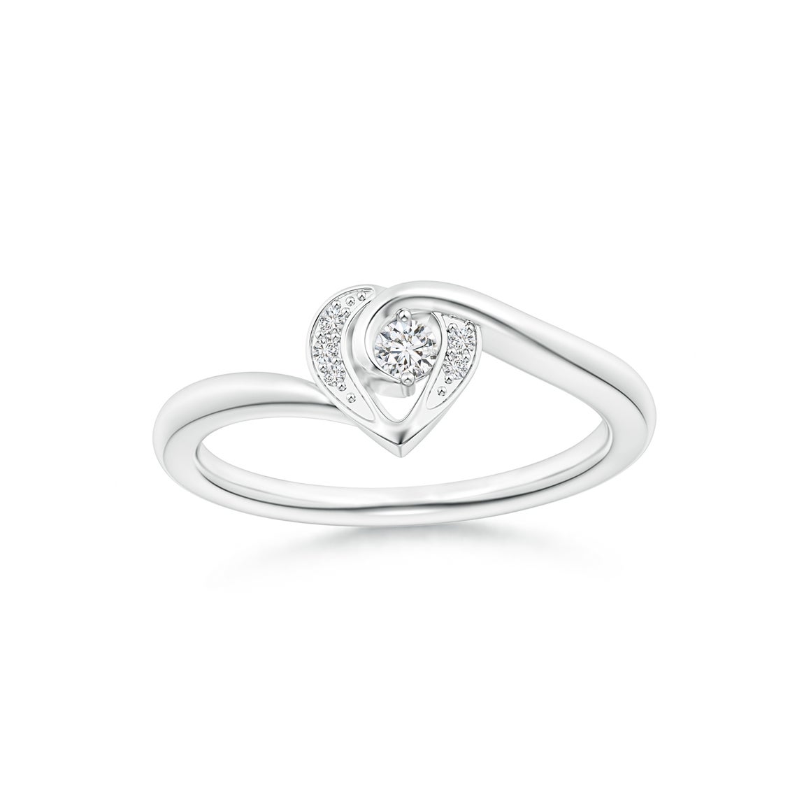 Angora Rings Diamond Heart Rings | Angara