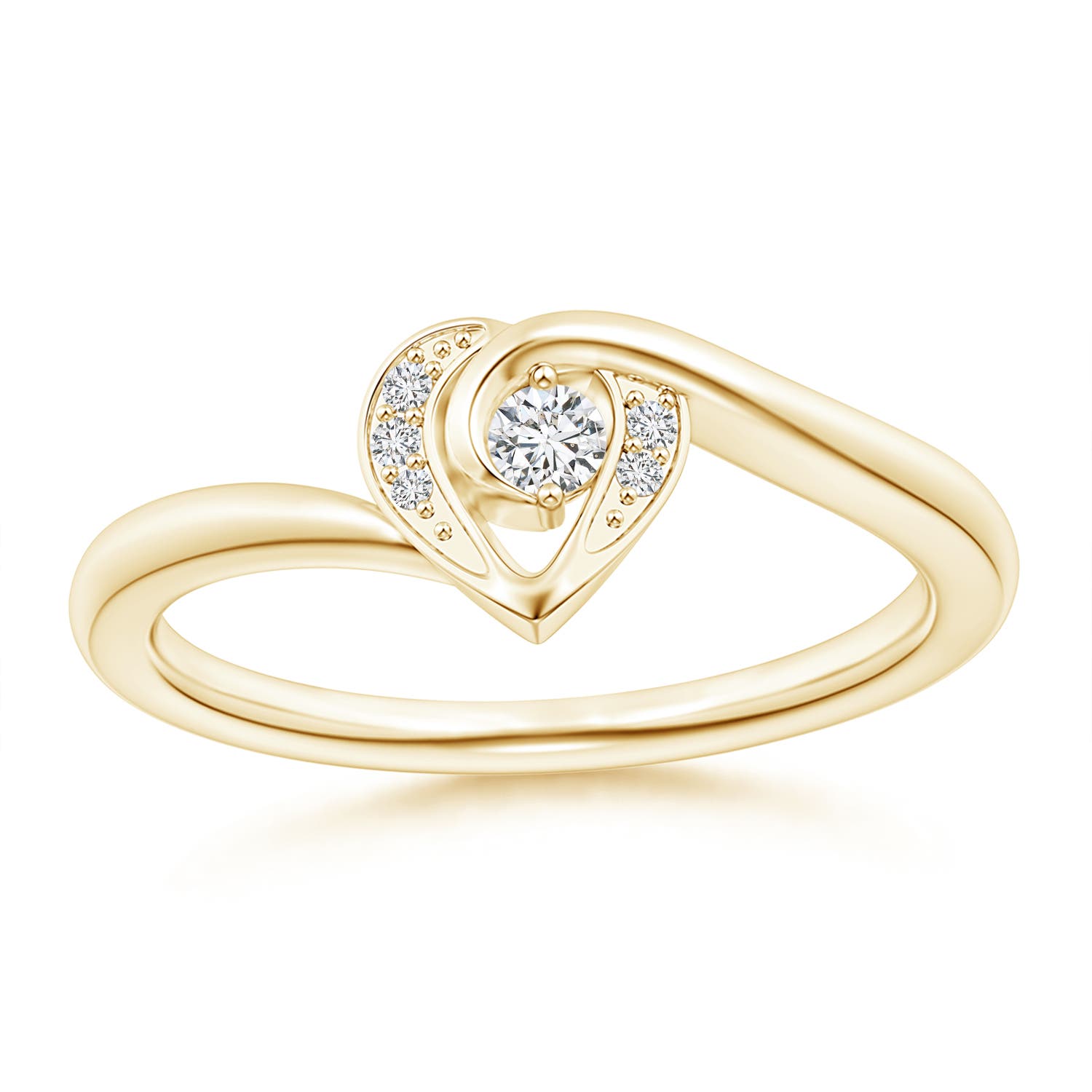 H, SI2 / 0.1 CT / 14 KT Yellow Gold