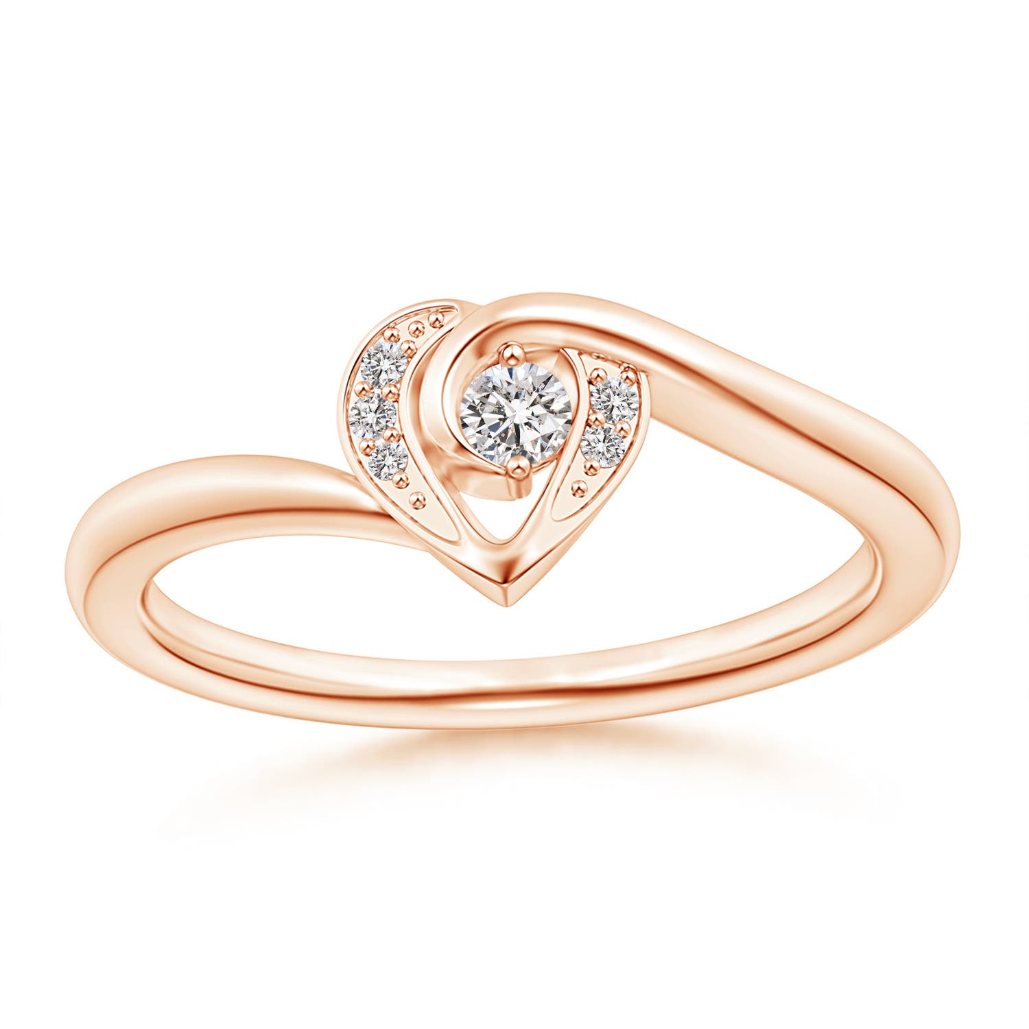 I-J, I1-I2 / 0.1 CT / 14 KT Rose Gold