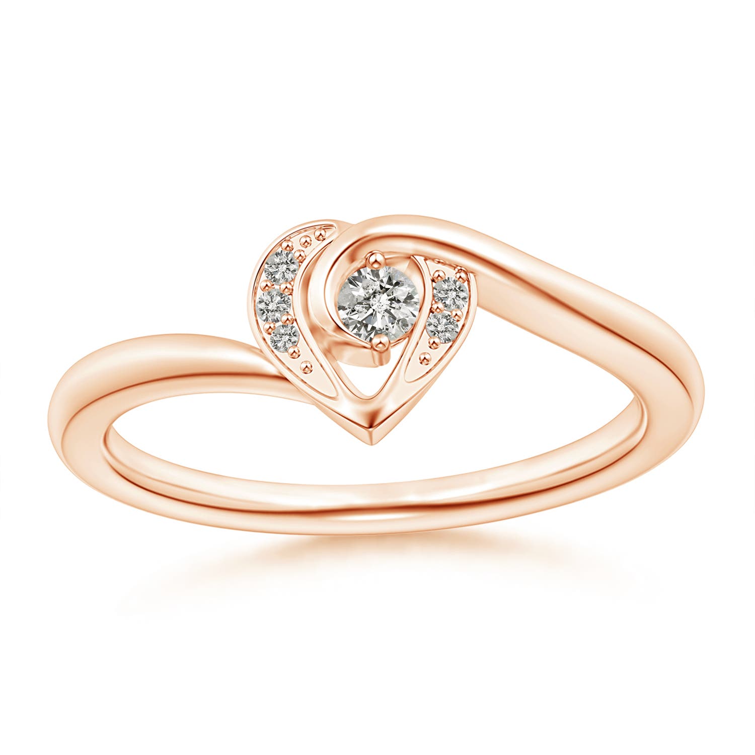 K, I3 / 0.1 CT / 14 KT Rose Gold