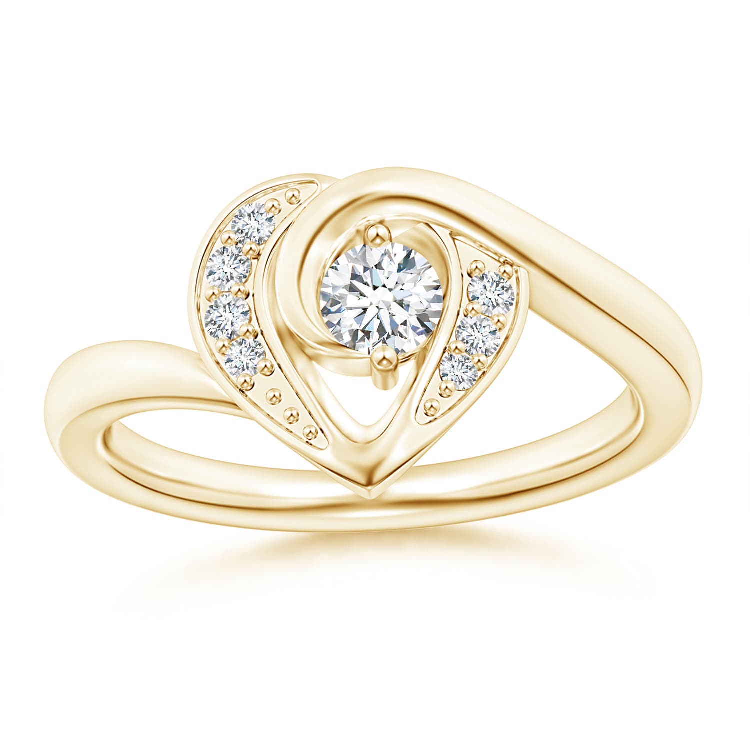 G, VS2 / 0.28 CT / 14 KT Yellow Gold