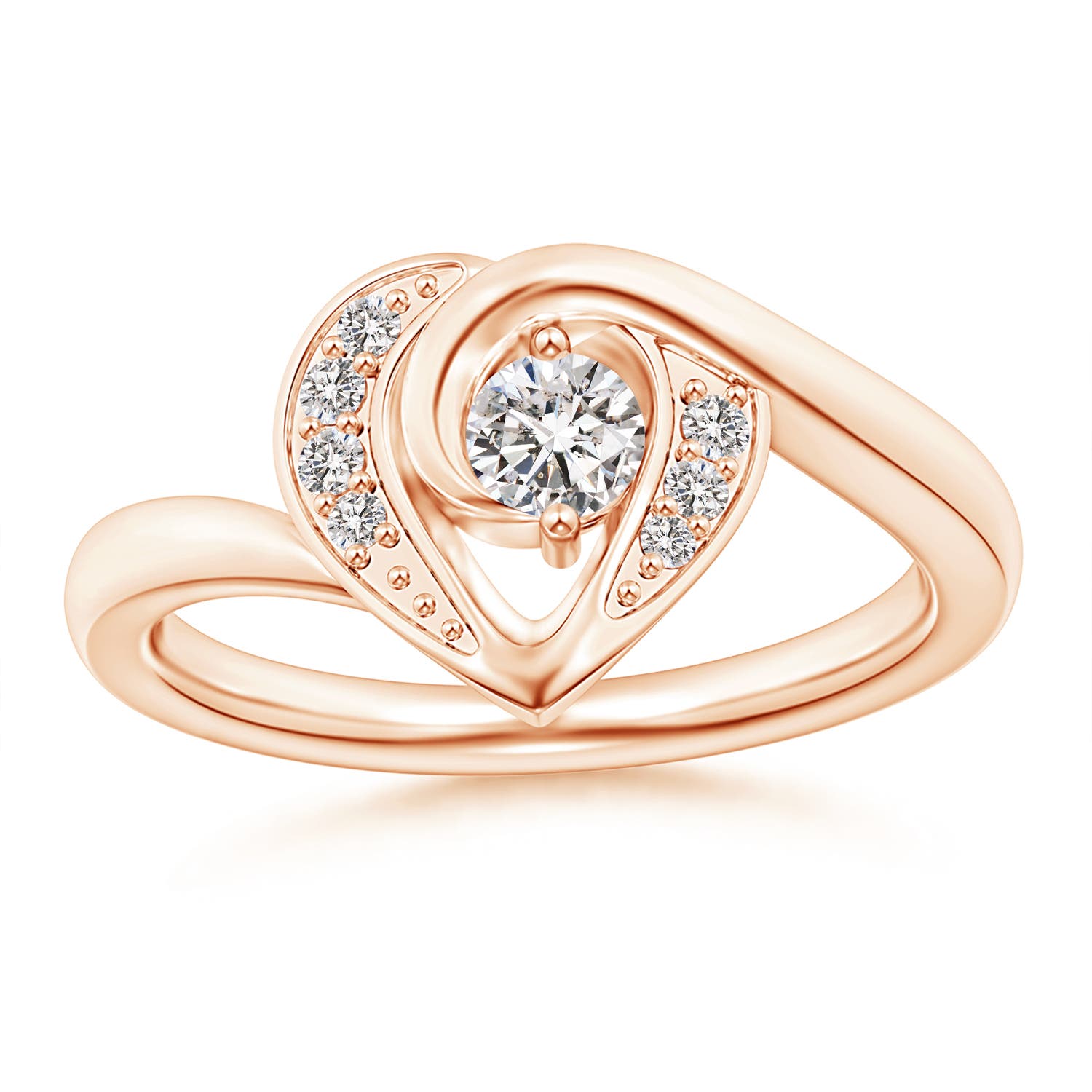 I-J, I1-I2 / 0.28 CT / 14 KT Rose Gold