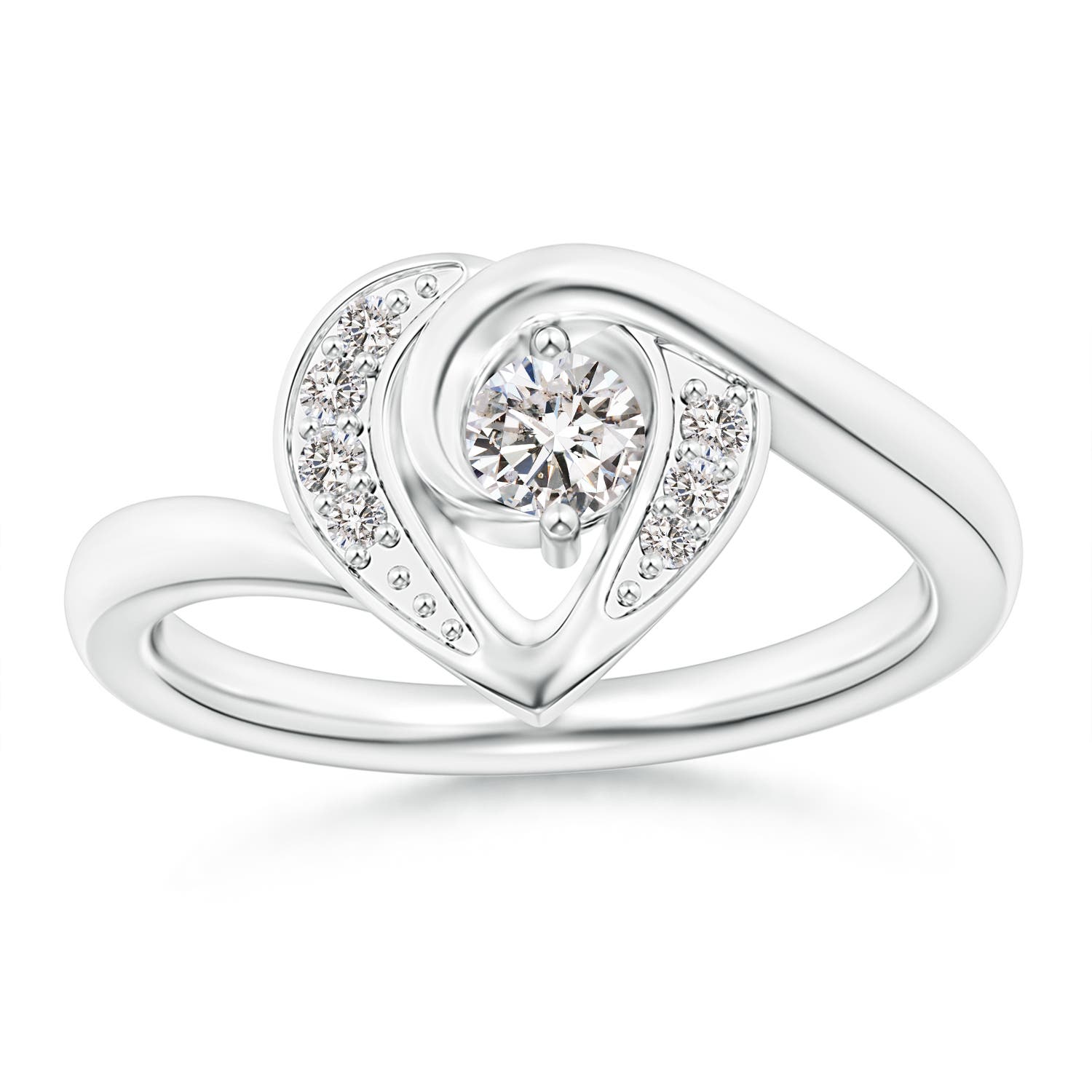 I-J, I1-I2 / 0.28 CT / 14 KT White Gold