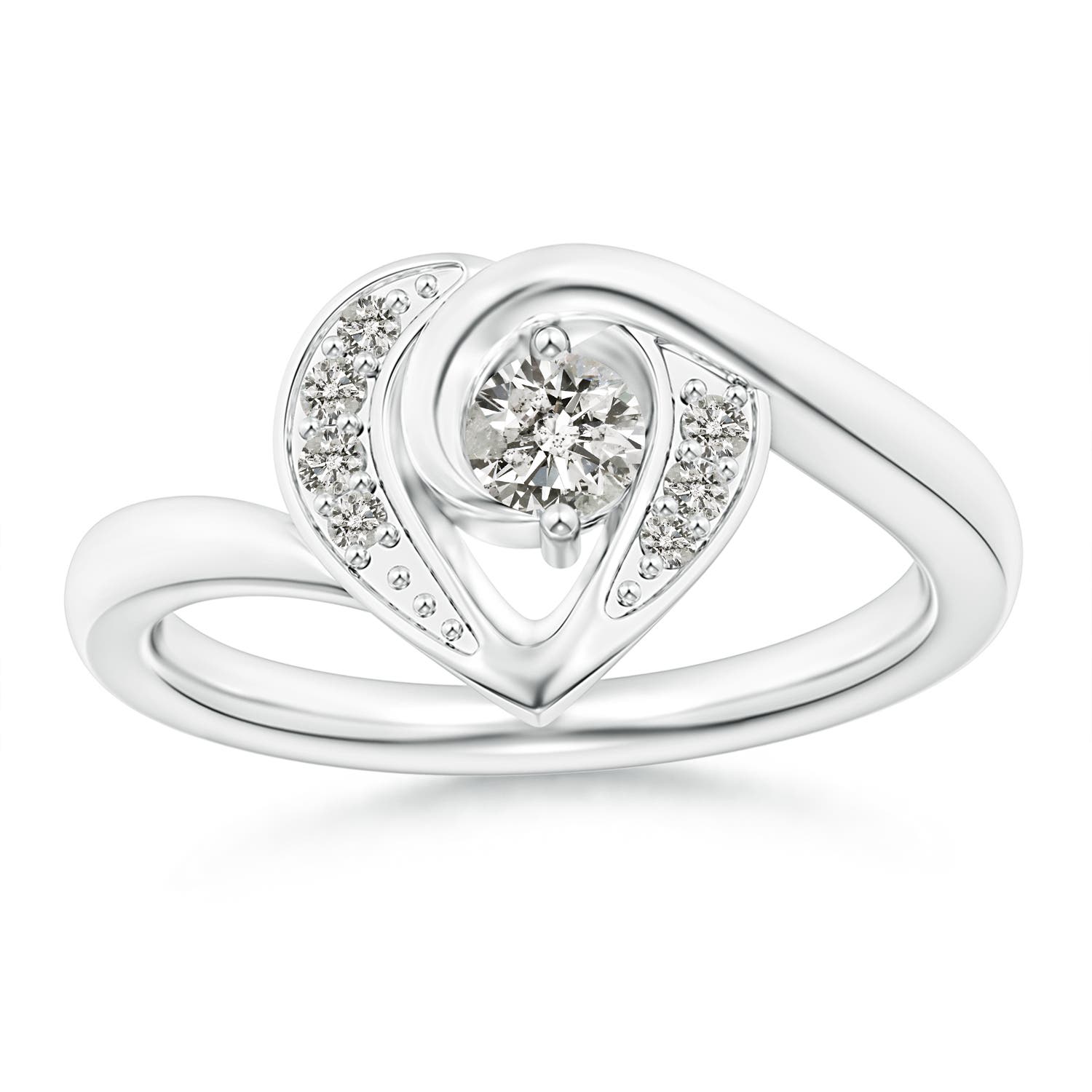 K, I3 / 0.28 CT / 14 KT White Gold