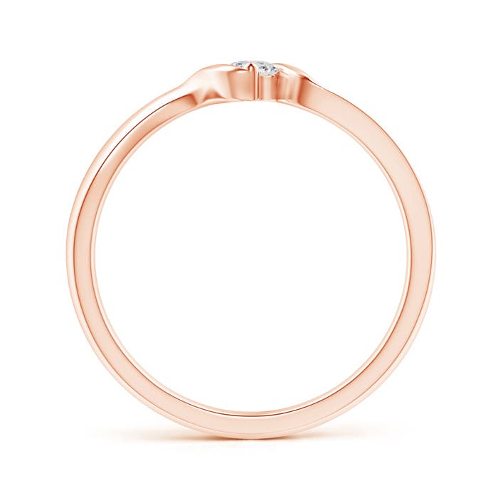 H, SI2 / 0.11 CT / 14 KT Rose Gold