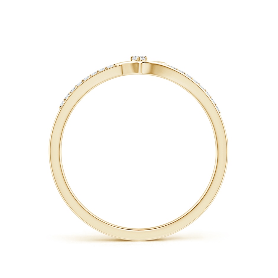 1.5mm GVS2 Round Diamond Split Shank Heart Promise Ring in 10K Yellow Gold side 199