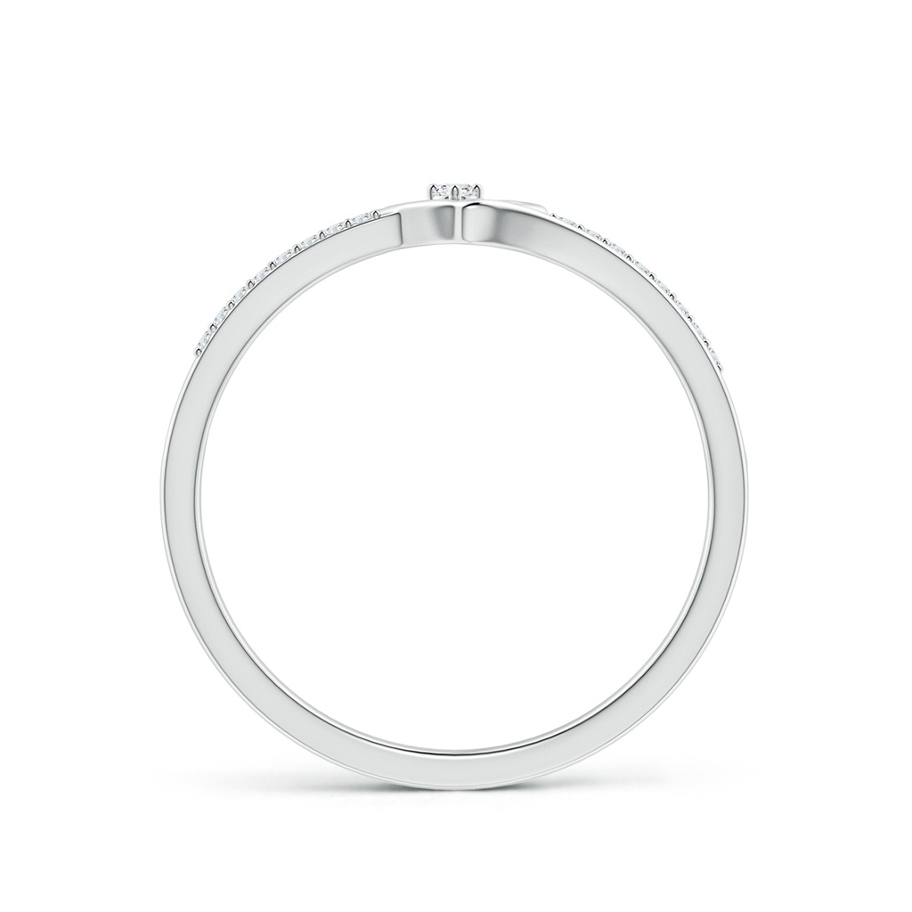 1.5mm GVS2 Round Diamond Split Shank Heart Promise Ring in P950 Platinum Side 199