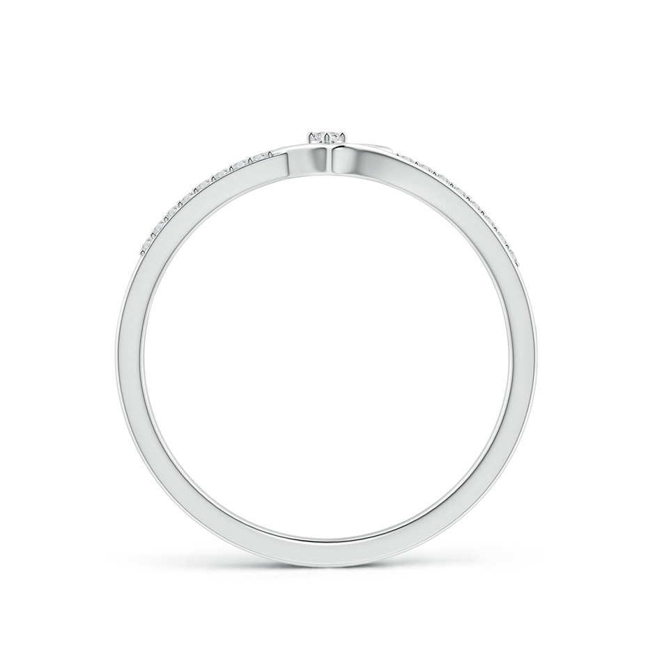 1.5mm HSI2 Round Diamond Split Shank Heart Promise Ring in P950 Platinum side 199