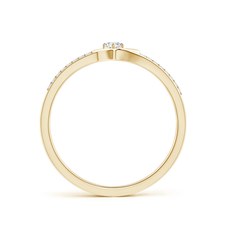 2.5mm GVS2 Round Diamond Split Shank Heart Promise Ring in 18K Yellow Gold side 199