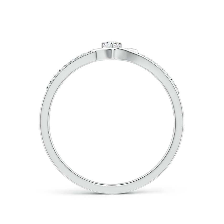 2.5mm GVS2 Round Diamond Split Shank Heart Promise Ring in White Gold side 199