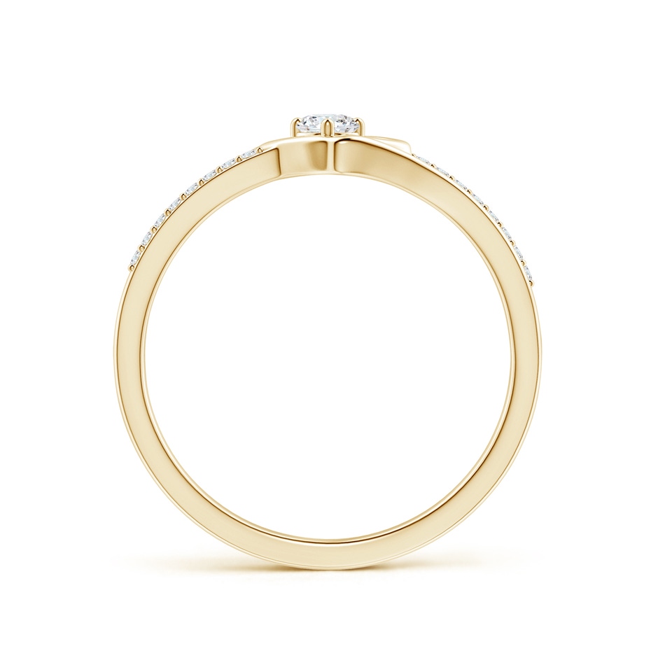3.1mm GVS2 Round Diamond Split Shank Heart Promise Ring in 9K Yellow Gold side 199