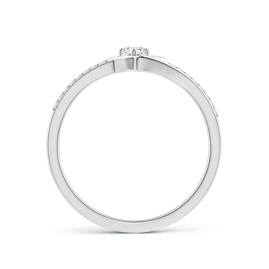 3.1mm GVS2 Round Diamond Split Shank Heart Promise Ring in White Gold side 199