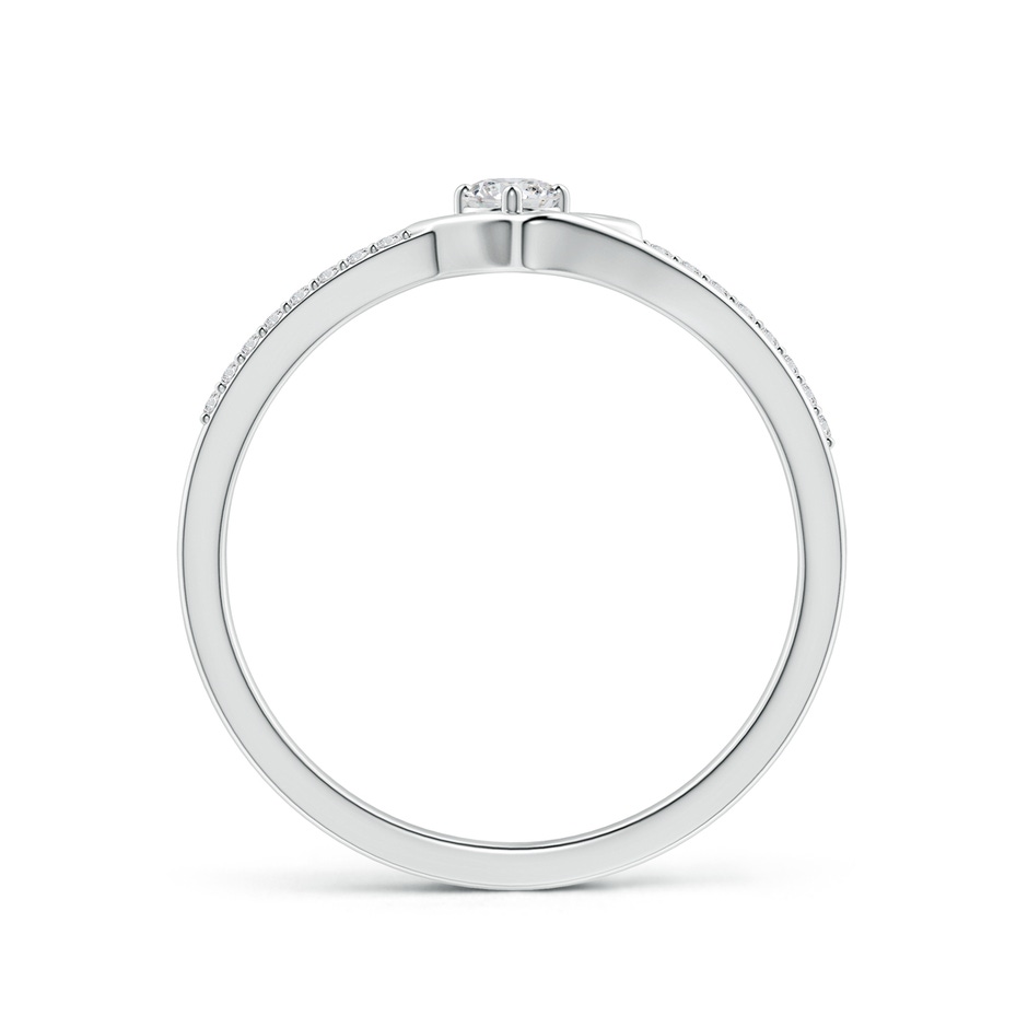 3.1mm HSI2 Round Diamond Split Shank Heart Promise Ring in White Gold side 199