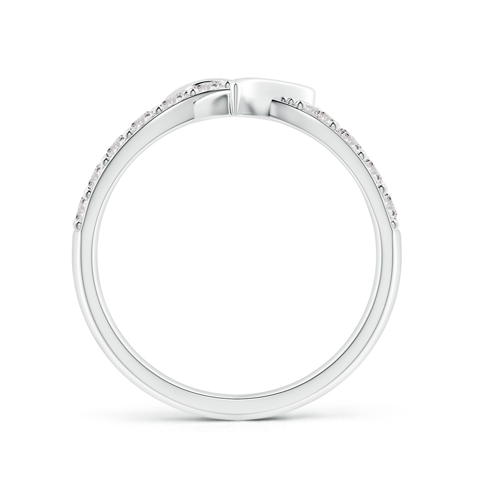 2.1mm IJI1I2 Round Diamond Criss Cross Heart Promise Ring in 10K White Gold side 199
