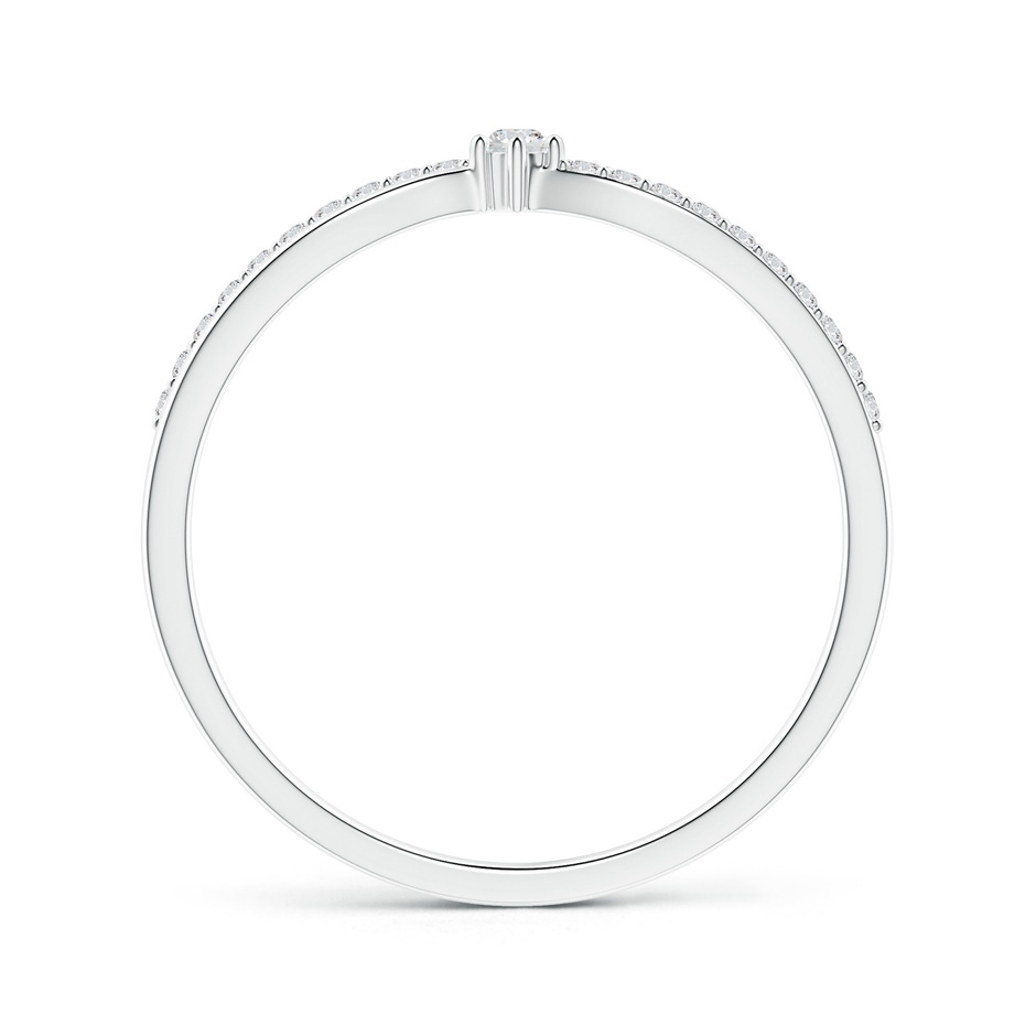 2mm HSI2 Prong Set Round Diamond Split Shank Promise Ring in White Gold side 199