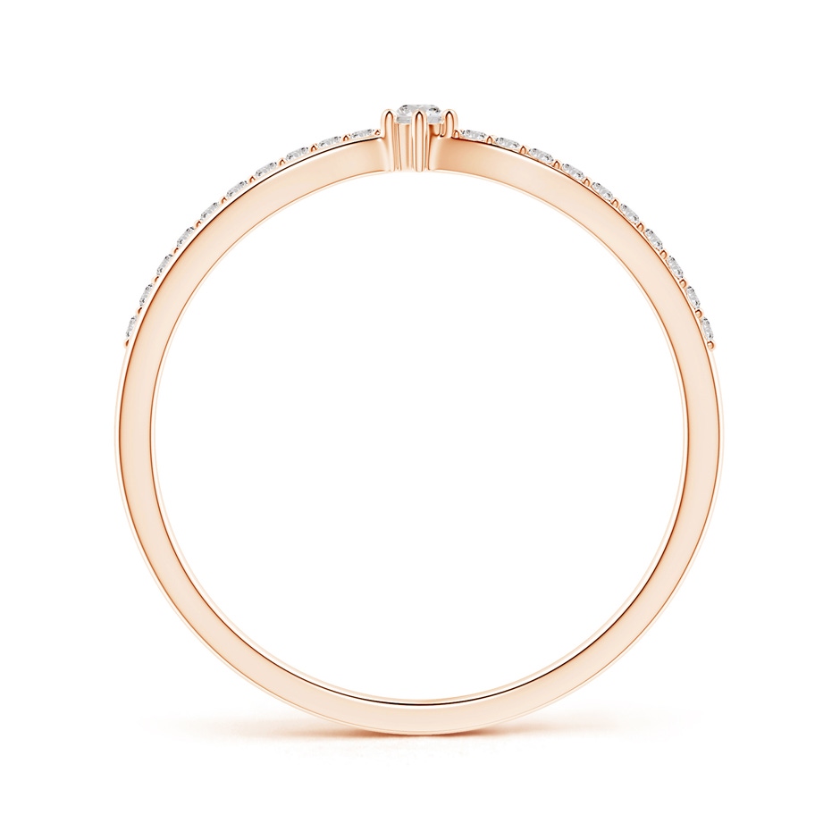 2mm IJI1I2 Prong Set Round Diamond Split Shank Promise Ring in 18K Rose Gold side 199