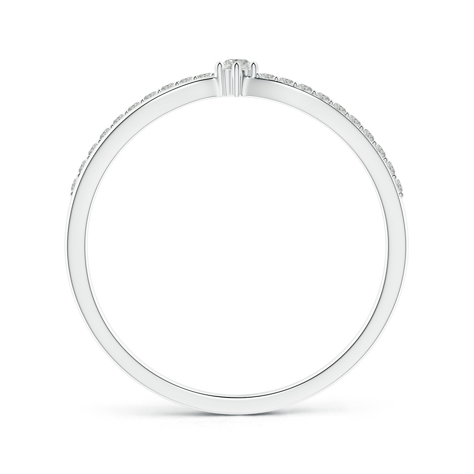 2mm KI3 Prong Set Round Diamond Split Shank Promise Ring in White Gold side 199