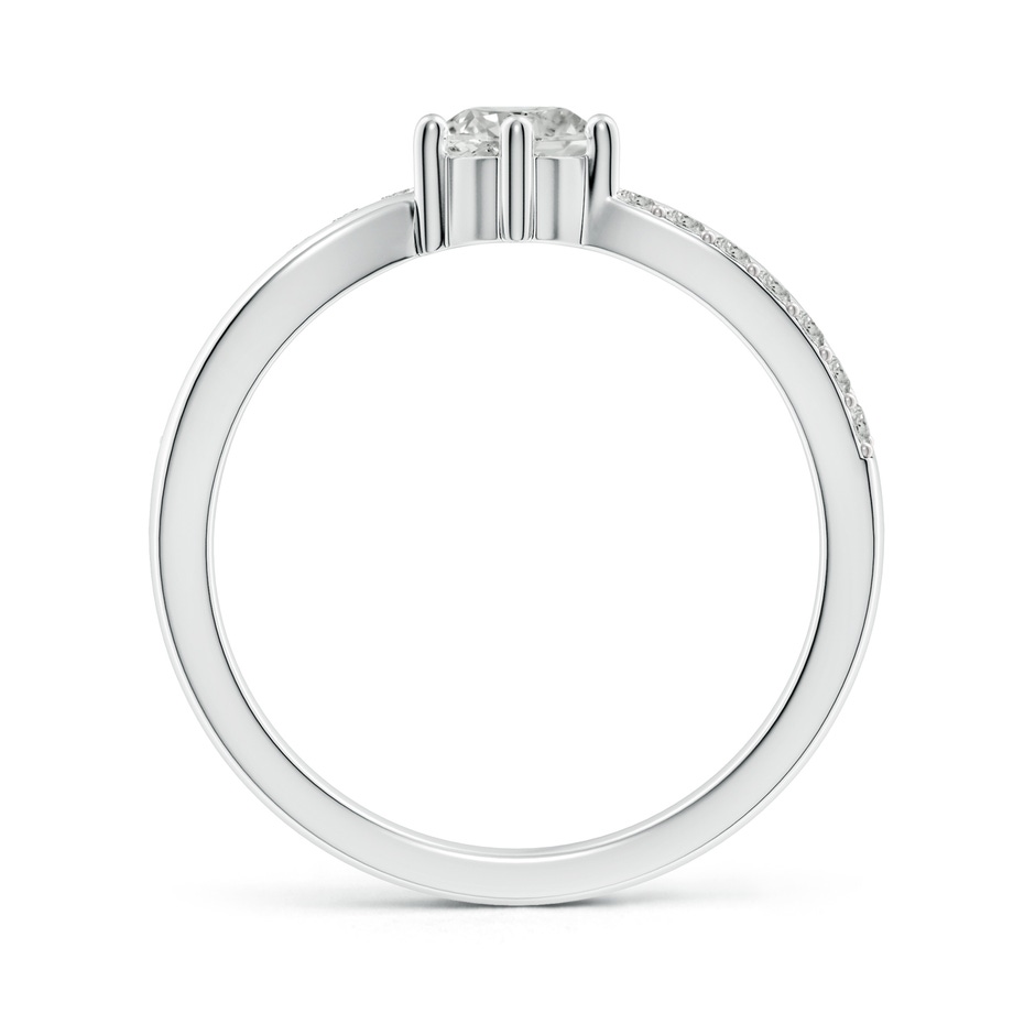 5.1mm KI3 Prong Set Round Diamond Split Shank Promise Ring in White Gold side 199
