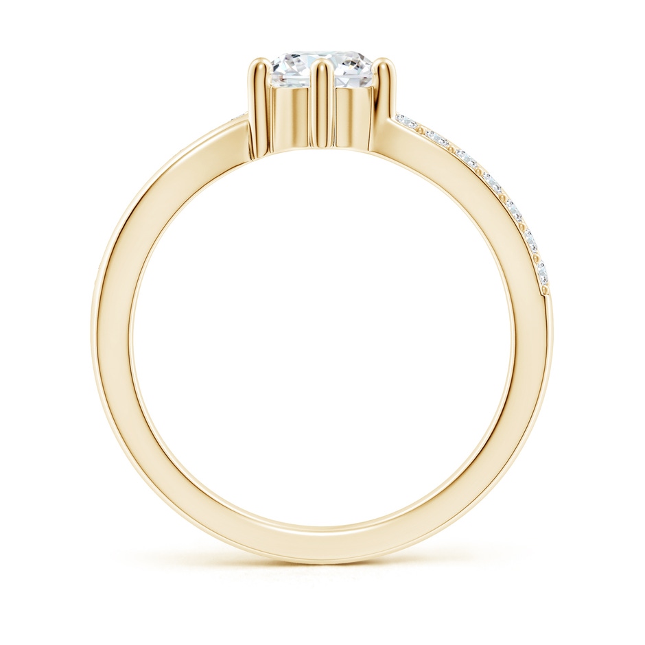 5.9mm GVS2 Prong Set Round Diamond Split Shank Promise Ring in 18K Yellow Gold side 199