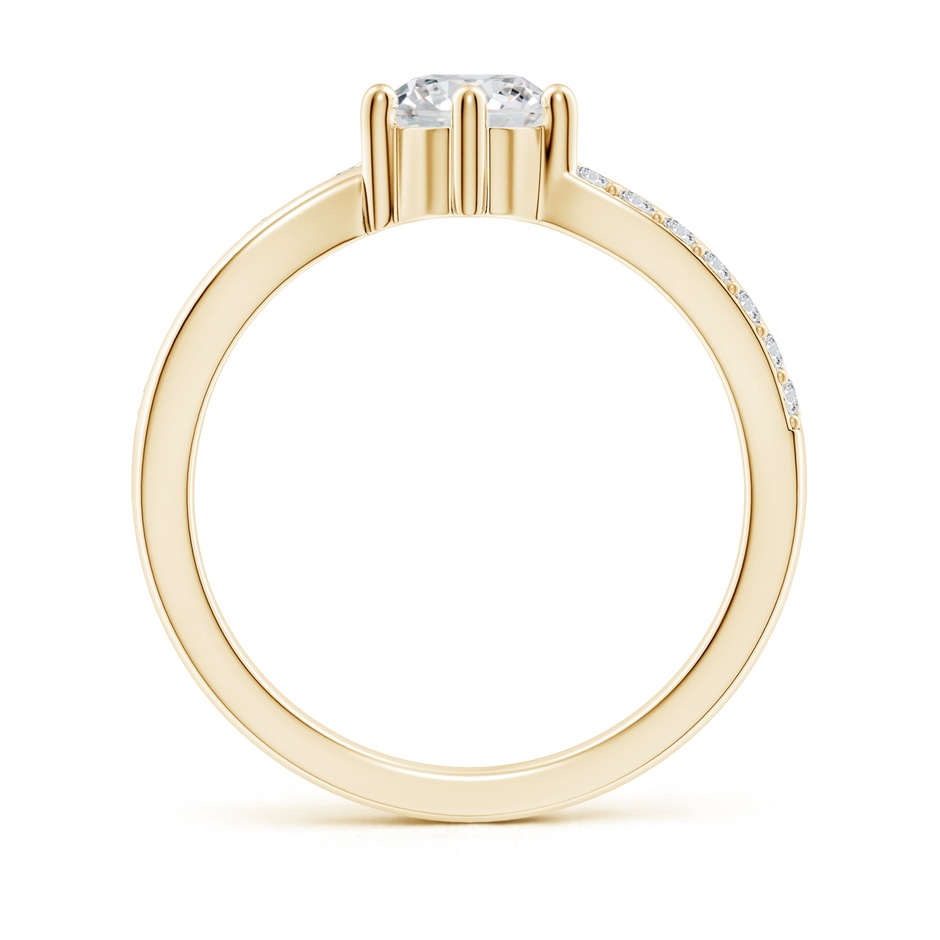 5.9mm HSI2 Prong Set Round Diamond Split Shank Promise Ring in 18K Yellow Gold side 199