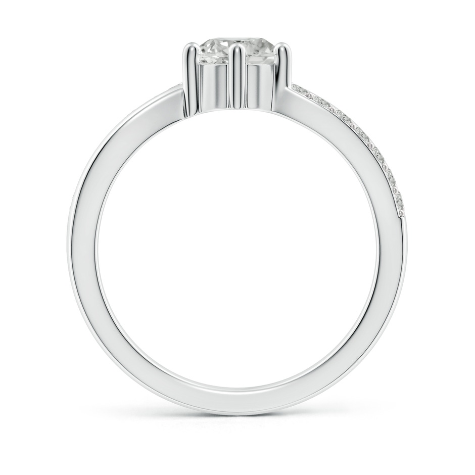5.9mm KI3 Prong Set Round Diamond Split Shank Promise Ring in White Gold side 199