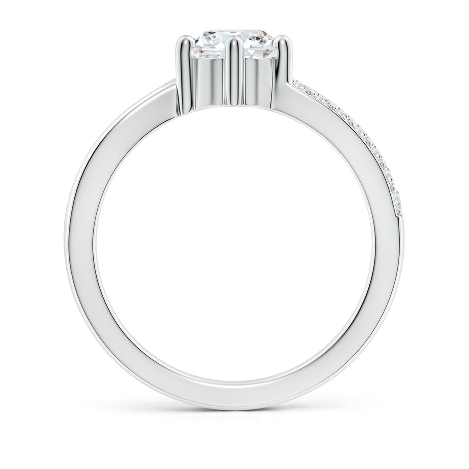 6.4mm GVS2 Prong Set Round Diamond Split Shank Promise Ring in White Gold side 199