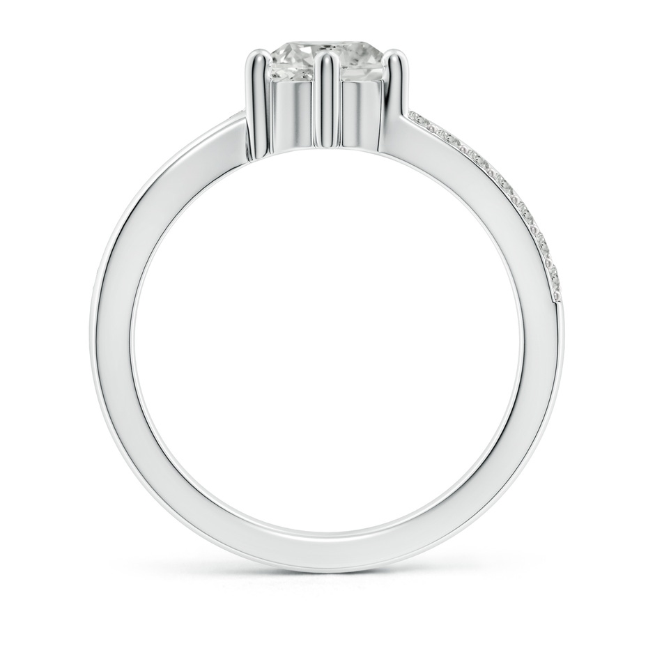 6.4mm KI3 Prong Set Round Diamond Split Shank Promise Ring in White Gold side 199