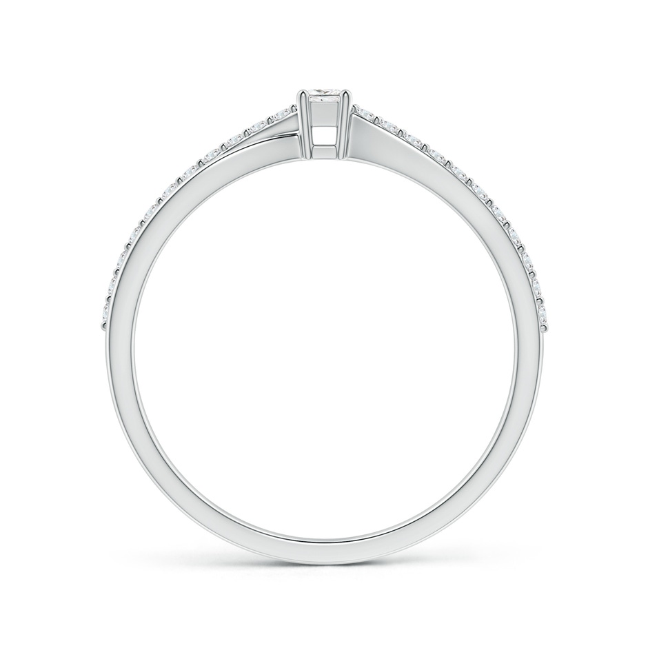 2mm GVS2 Prong Set Princess-Cut Diamond Split Shank Promise Ring in White Gold side 199