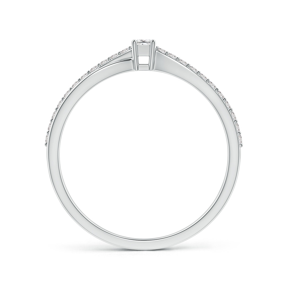 2mm IJI1I2 Prong Set Princess-Cut Diamond Split Shank Promise Ring in White Gold side 199