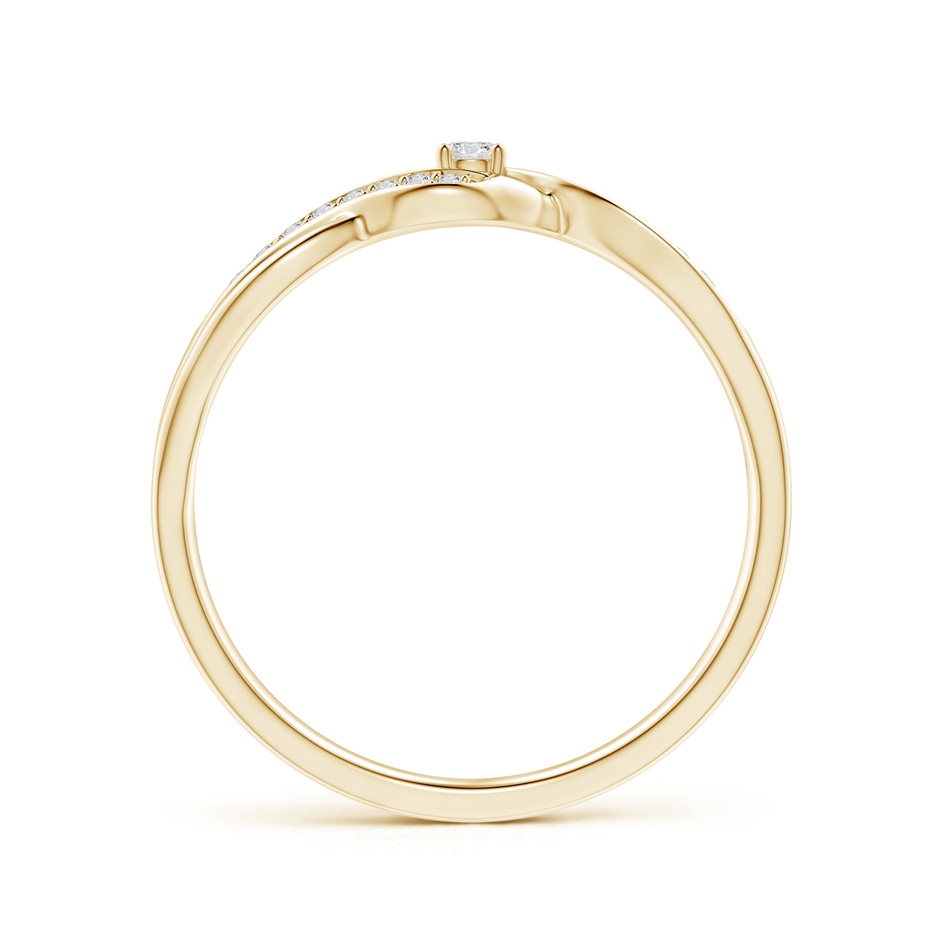 2.2mm HSI2 Solitaire Round Diamond Infinity Promise Ring in Yellow Gold side 199