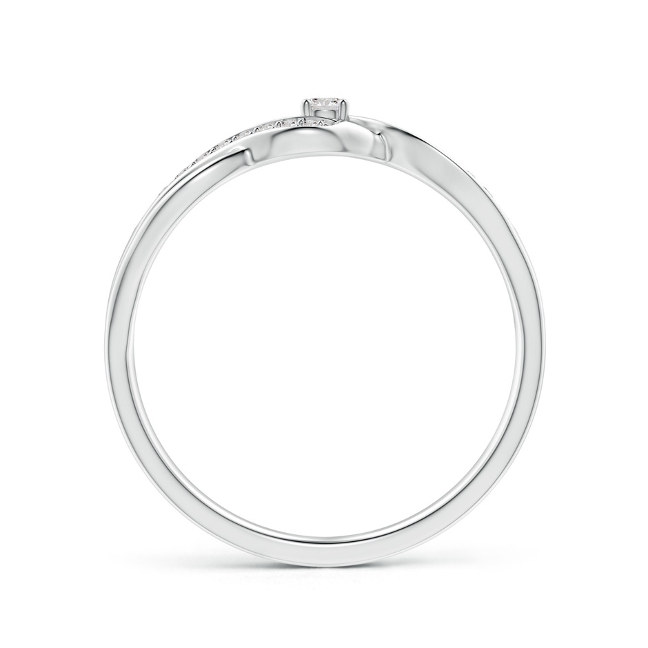 2.2mm IJI1I2 Solitaire Round Diamond Infinity Promise Ring in White Gold side 199