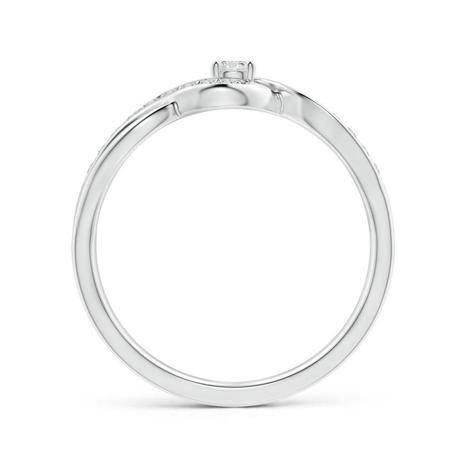 2.8mm HSI2 Solitaire Round Diamond Infinity Promise Ring in White Gold side 199