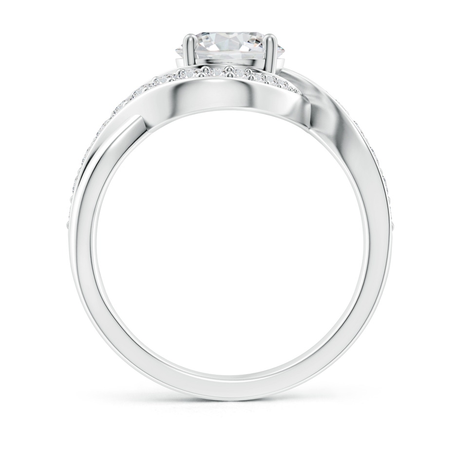 7mm HSI2 Solitaire Round Diamond Infinity Promise Ring in White Gold side 199