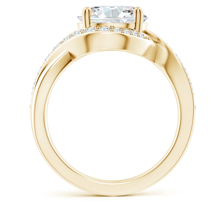 9.2mm GVS2 Solitaire Round Diamond Infinity Promise Ring in 18K Yellow Gold side 199