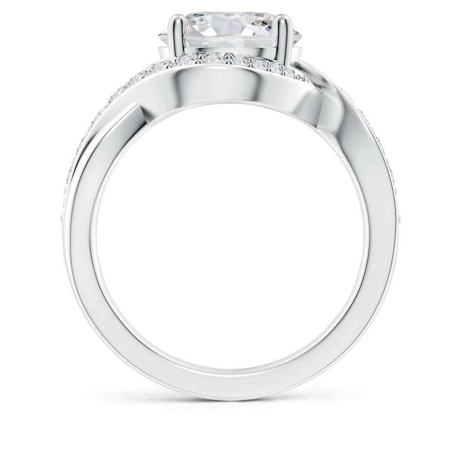 9.2mm HSI2 Solitaire Round Diamond Infinity Promise Ring in 9K White Gold side 199