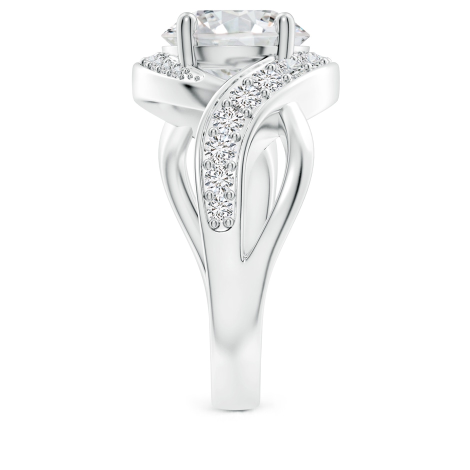 9.2mm HSI2 Solitaire Round Diamond Infinity Promise Ring in White Gold side 299
