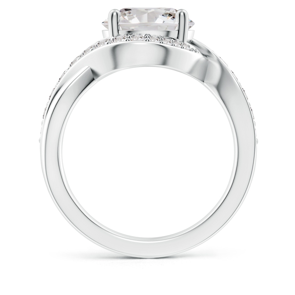 9.2mm IJI1I2 Solitaire Round Diamond Infinity Promise Ring in White Gold side 199