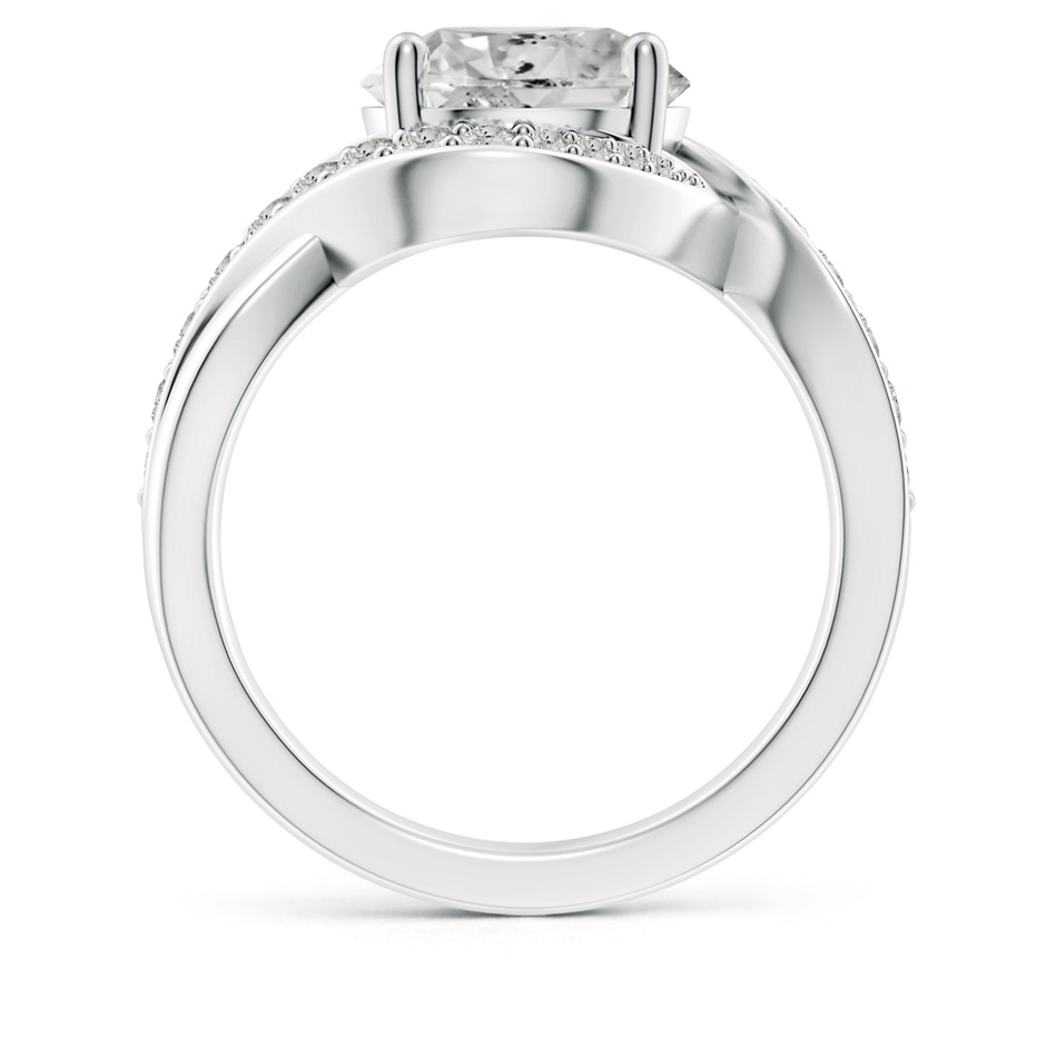 9.2mm KI3 Solitaire Round Diamond Infinity Promise Ring in White Gold side 199