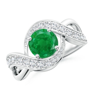 Round AA Emerald