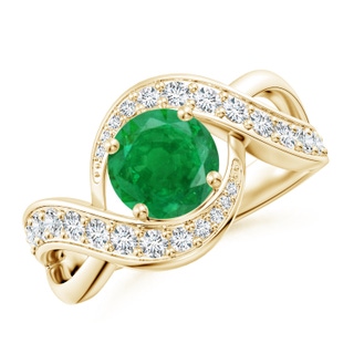 Round AA Emerald