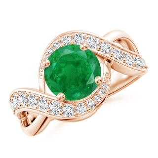 Round AA Emerald