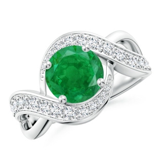 Round AA Emerald