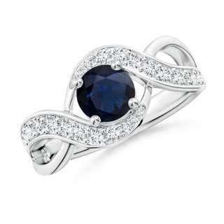 Round A Blue Sapphire