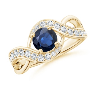 Round AA Blue Sapphire
